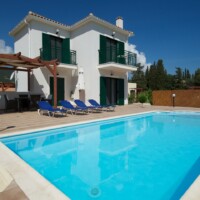 Villa Nefeli, offers two bedrooms and sleeps up to 4 persons, in one twin bedded bedroom and one double bedroom both situated upstairs